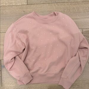 A New Day Blush Pink Ribbed Sweatshirt
